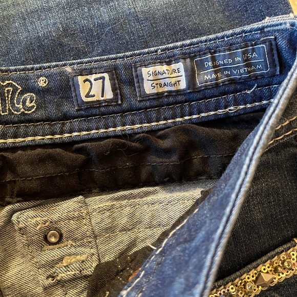 Miss Me,size 27, inseam 29 1/2, Straight. - Picture 2 of 6